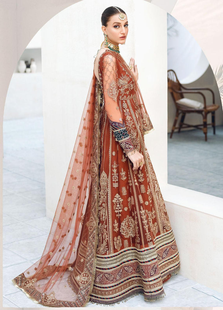 Festive Splendour By Jazmin Embroidered Net Suits Unstitched 3 Piece JZ22FS Izel - Wedding Collection