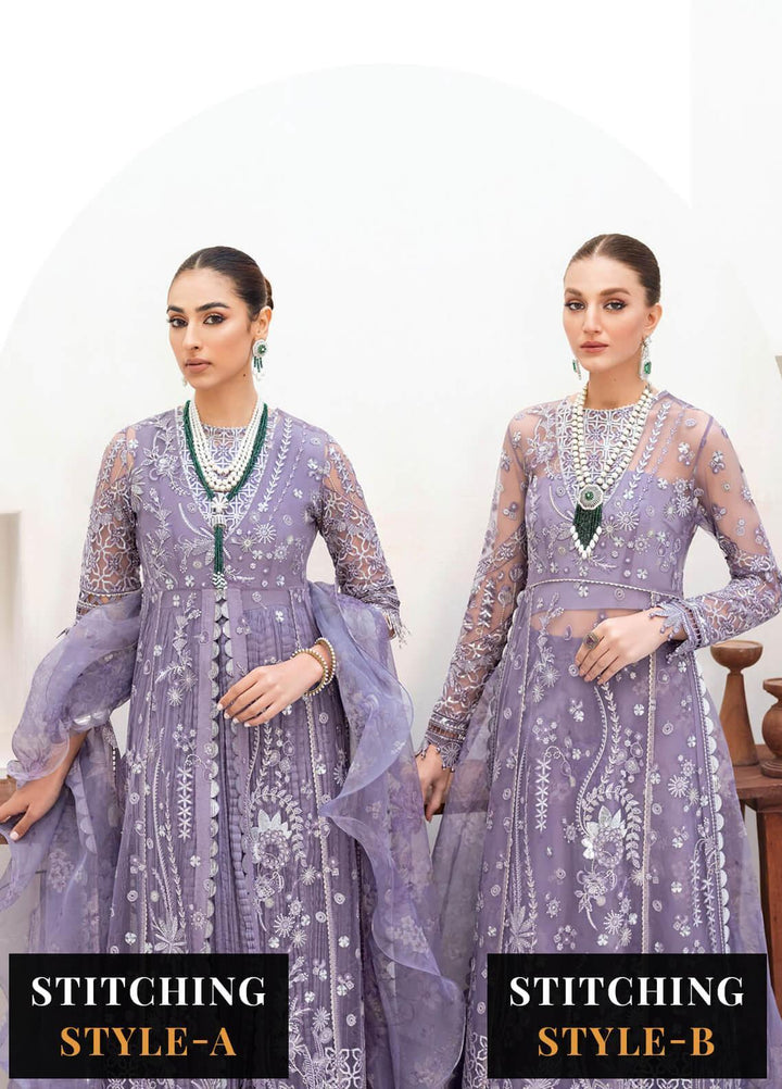 Festive Splendour By Jazmin Embroidered Net Suits Unstitched 3 Piece JZ22FS Stellan - Wedding Collection