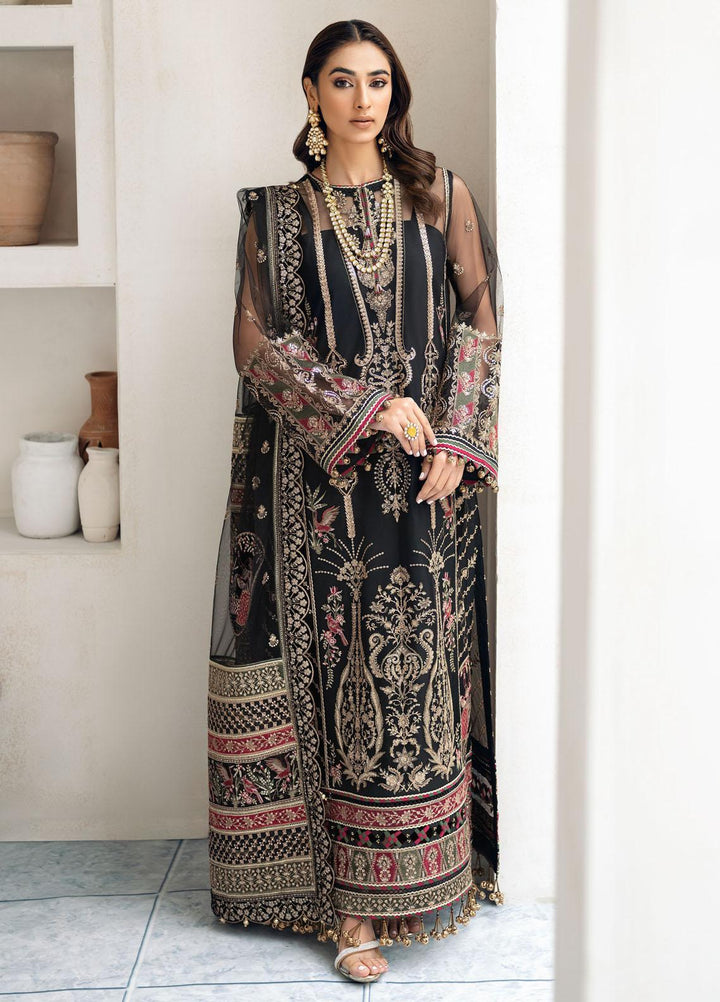 Festive Splendour By Jazmin Embroidered Net Suits Unstitched 3 Piece JZ22FS Felix - Wedding Collection