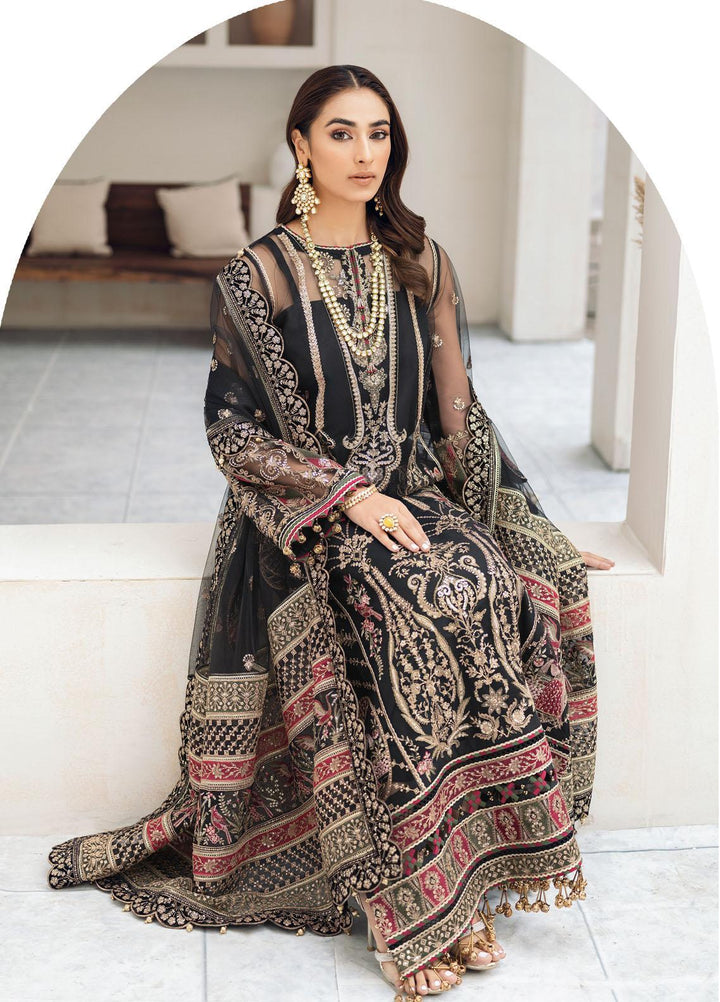 Festive Splendour By Jazmin Embroidered Net Suits Unstitched 3 Piece JZ22FS Felix - Wedding Collection