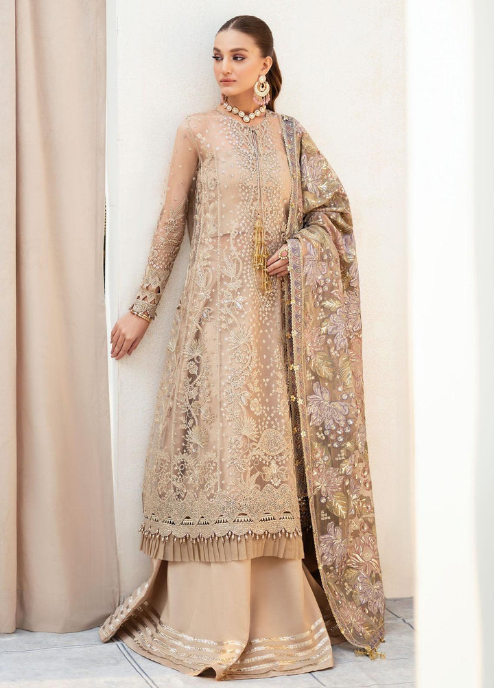 Festive Splendour By Jazmin Embroidered Net Suits Unstitched 3 Piece JZ22FS Oriana - Wedding Collection