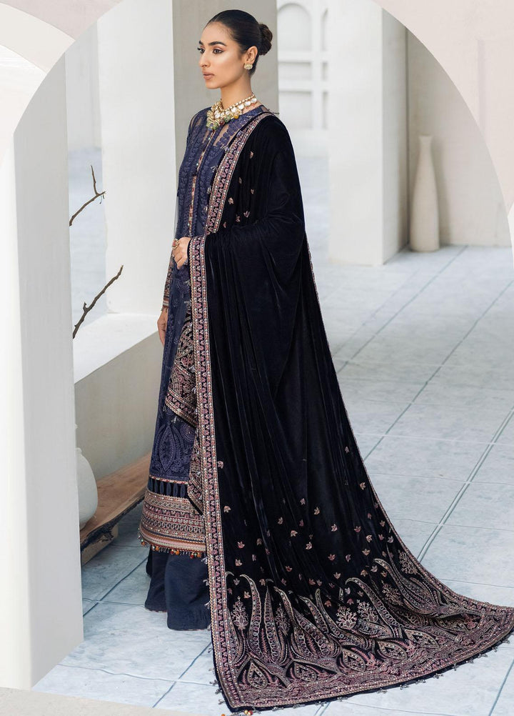 Festive Splendour By Jazmin Embroidered Net Suits Unstitched 3 Piece JZ22FS Almira - Wedding Collection