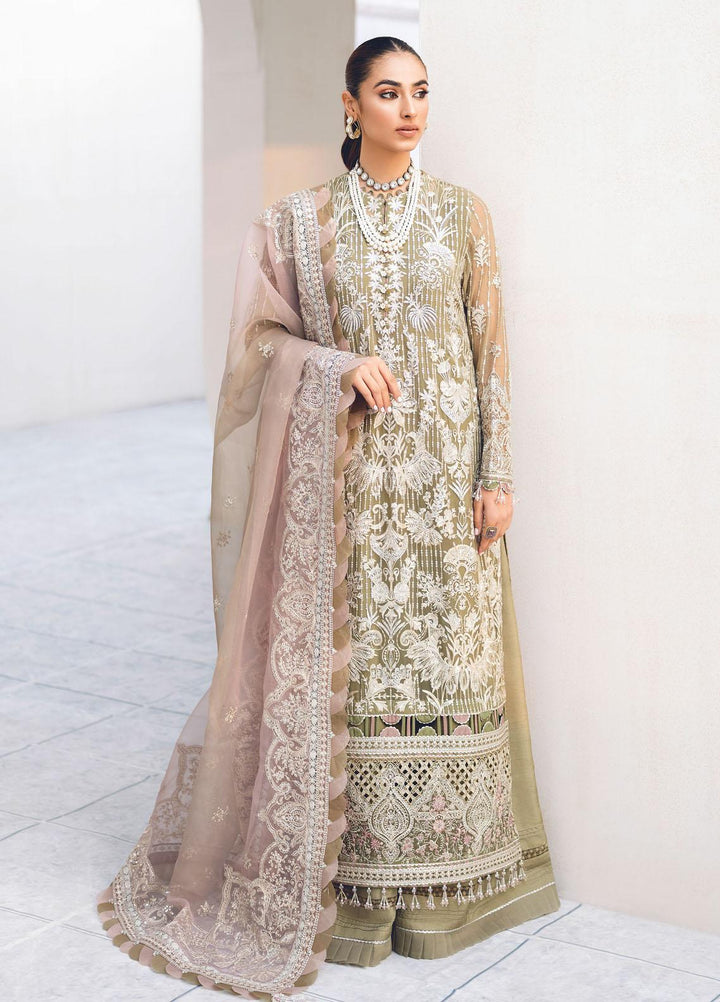 Festive Splendour By Jazmin Embroidered Chiffon Suits Unstitched 3 Piece JZ22FS Enver - Wedding Collection