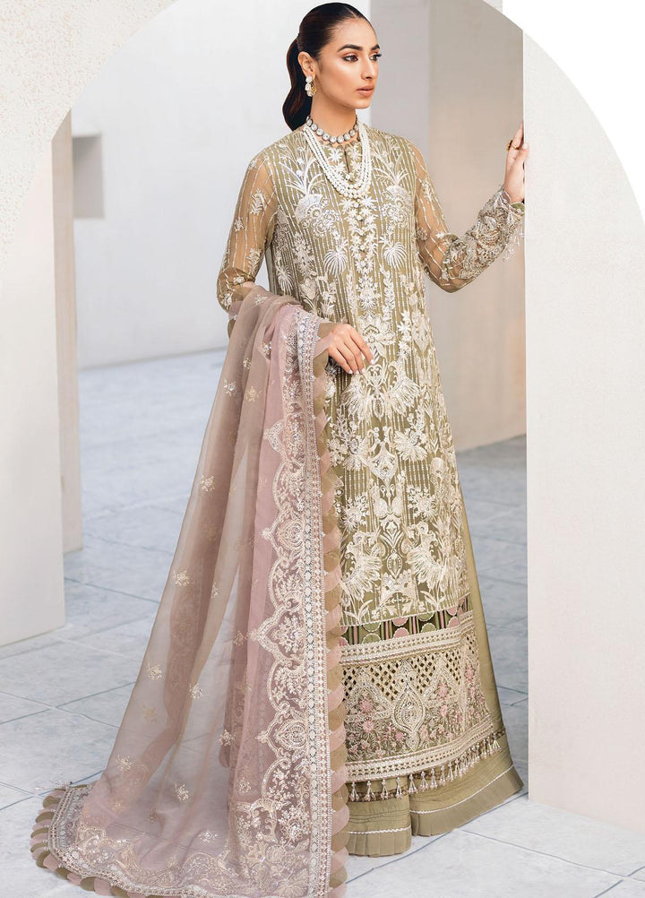 Festive Splendour By Jazmin Embroidered Chiffon Suits Unstitched 3 Piece JZ22FS Enver - Wedding Collection