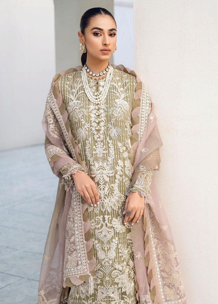 Festive Splendour By Jazmin Embroidered Chiffon Suits Unstitched 3 Piece JZ22FS Enver - Wedding Collection