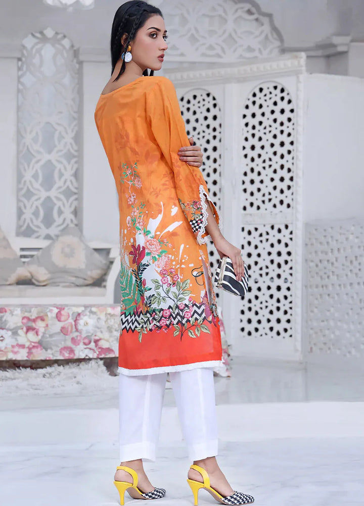 Fiona Pret Casual Lawn Kurti Verdant