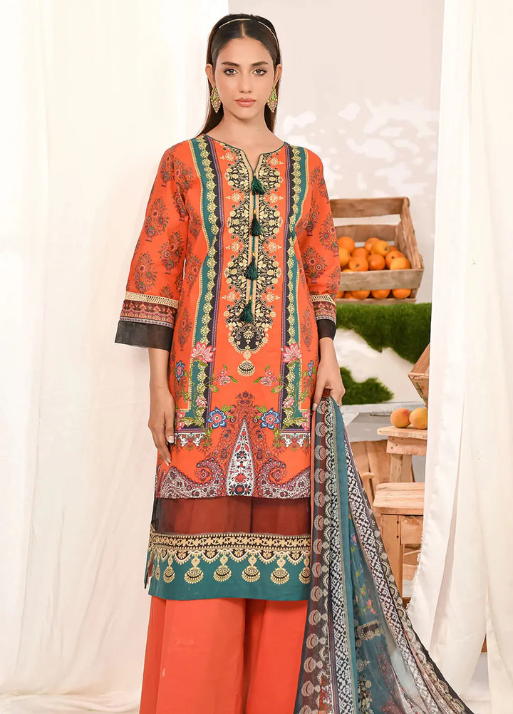 Fiona Pret Printed Lawn 2 Piece Suit Waltz