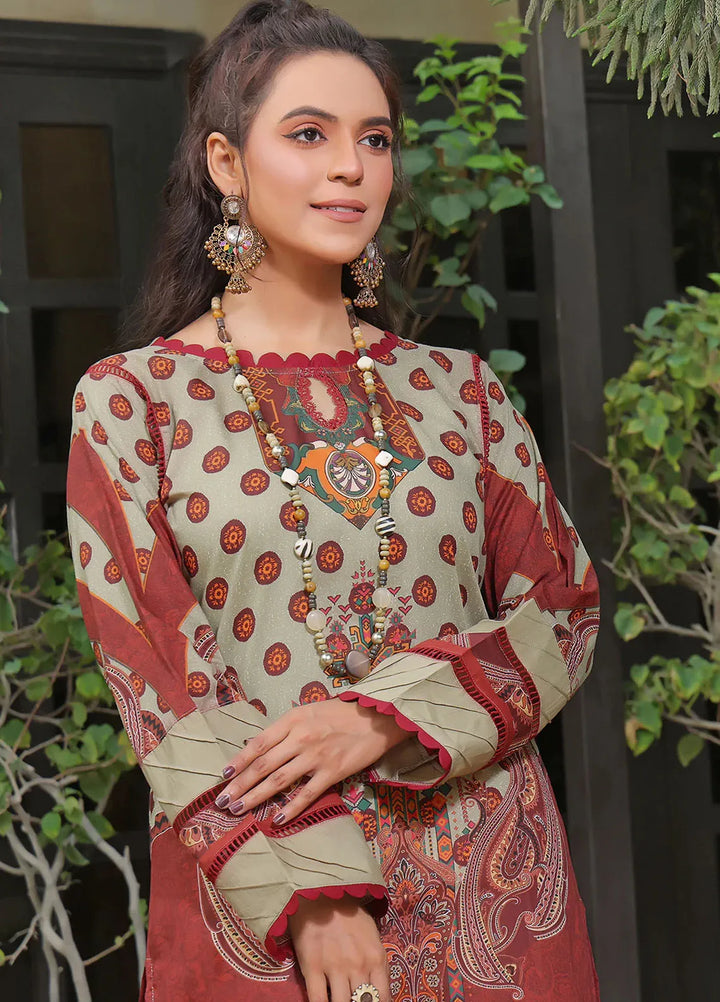 Fiona Pret Printed Lawn Kurti Columbine