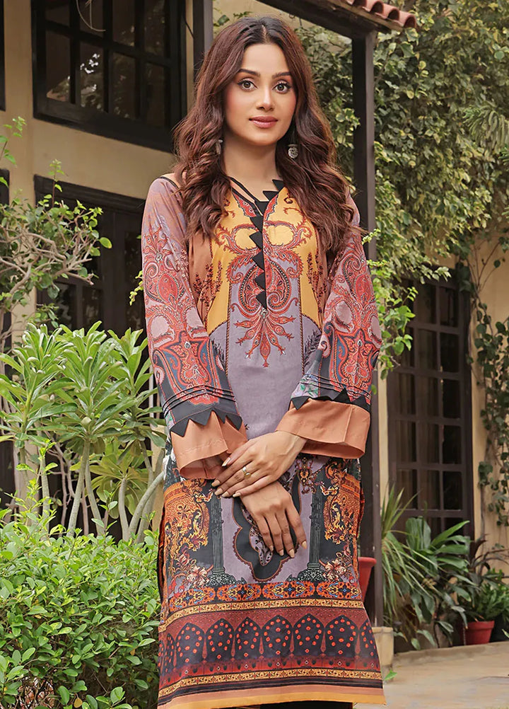Fiona Pret Printed Lawn Kurti Forest
