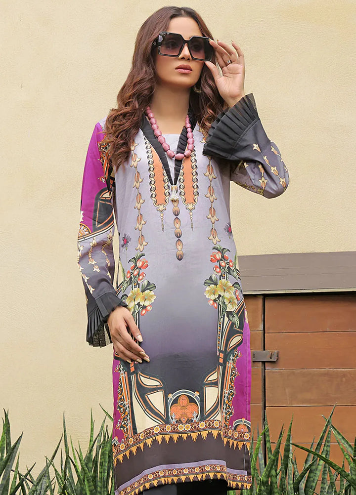 Fiona Pret Printed Lawn Kurti Verbena