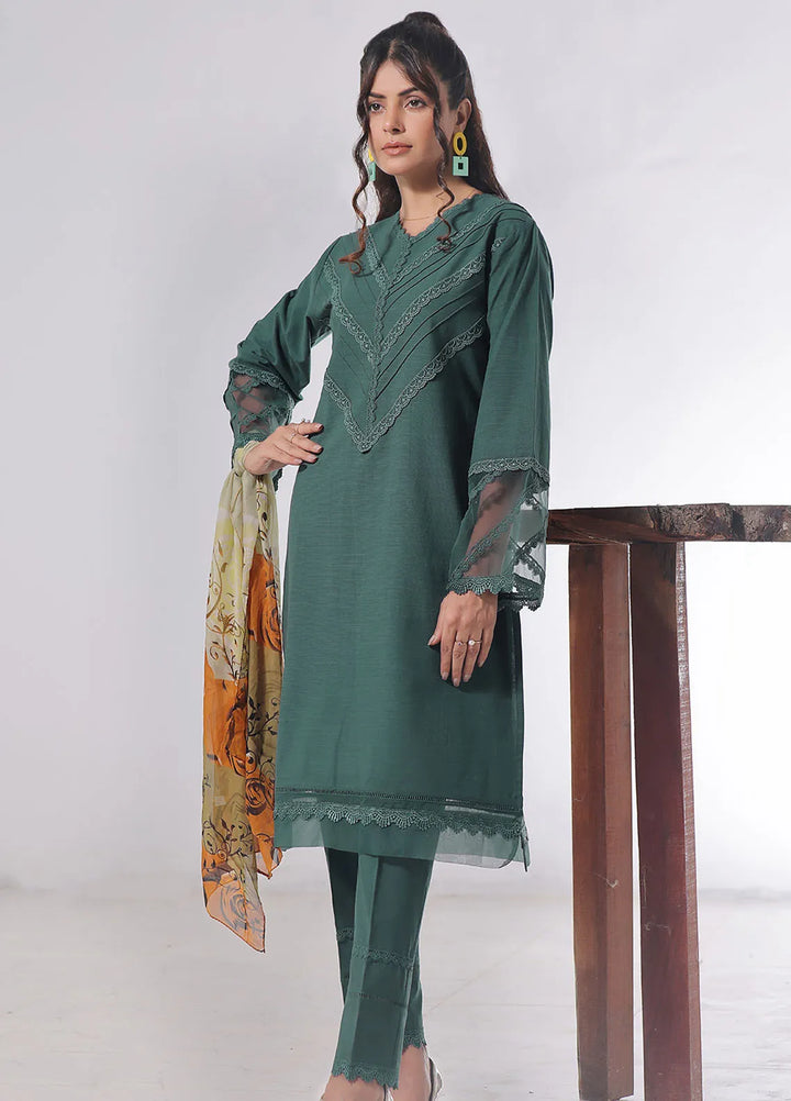 Fiona Pret Solids Khaddar 2 Piece Suit Hollyhock