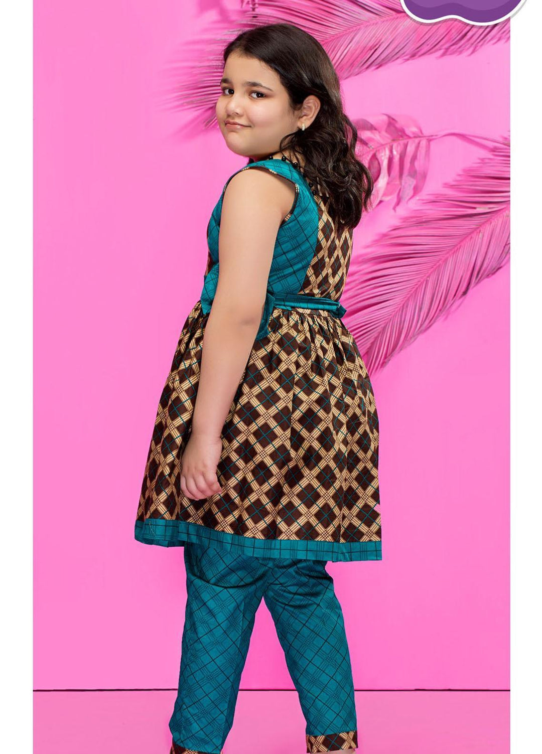 Five Star Classic Kids Cotton Printed Cambric Suits Unstitched 2 Piece FS21CK 714-A - Winter Collection