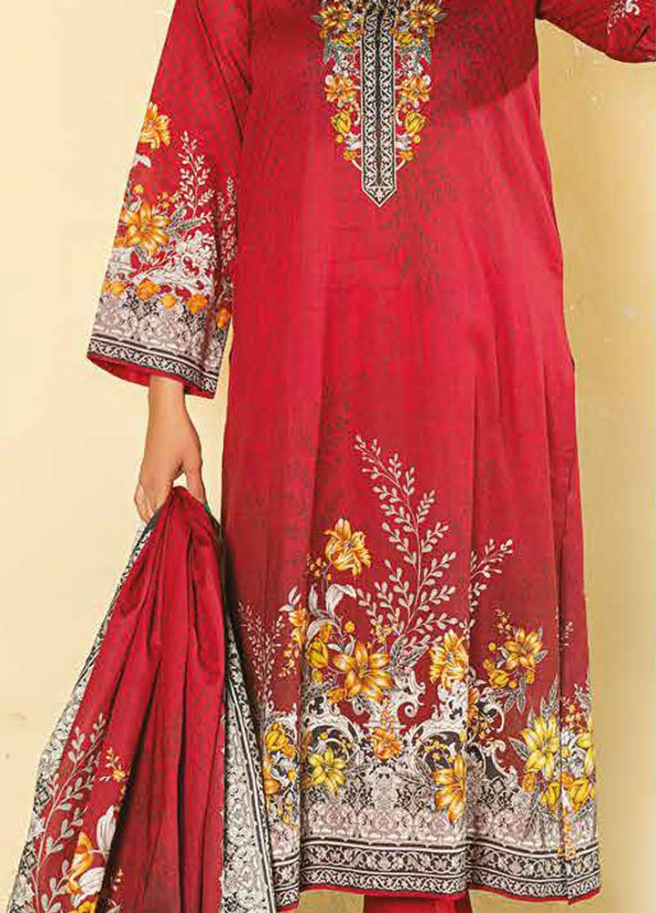 Five Star Printed Lawn Suits Unstitched 3 Piece FS22CL D-1320A - Summer Collection