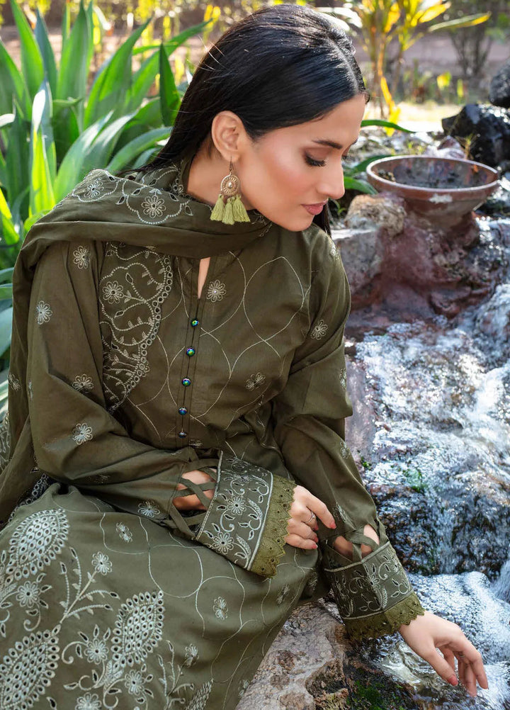 Fizza by Feroza Embroidered Lawn Suit Unstitched 3 Piece FZ25FS Art-01 - Summer Collection