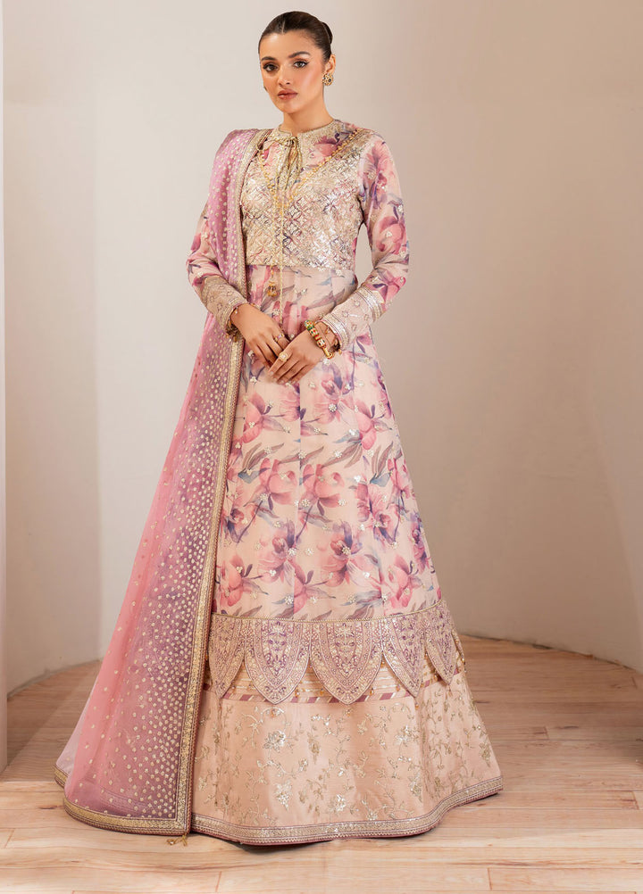 Fleur by Alizeh Fashion Embroidered Chiffon Suits Unstitched 3 Piece AFB25FF CH-2193 Dina - Formals Collection