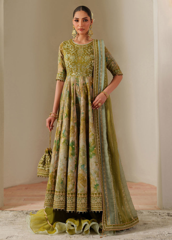 Fleur by Alizeh Fashion Embroidered Chiffon Suits Unstitched 3 Piece AFB25FF CH-2195 Renee - Formals Collection