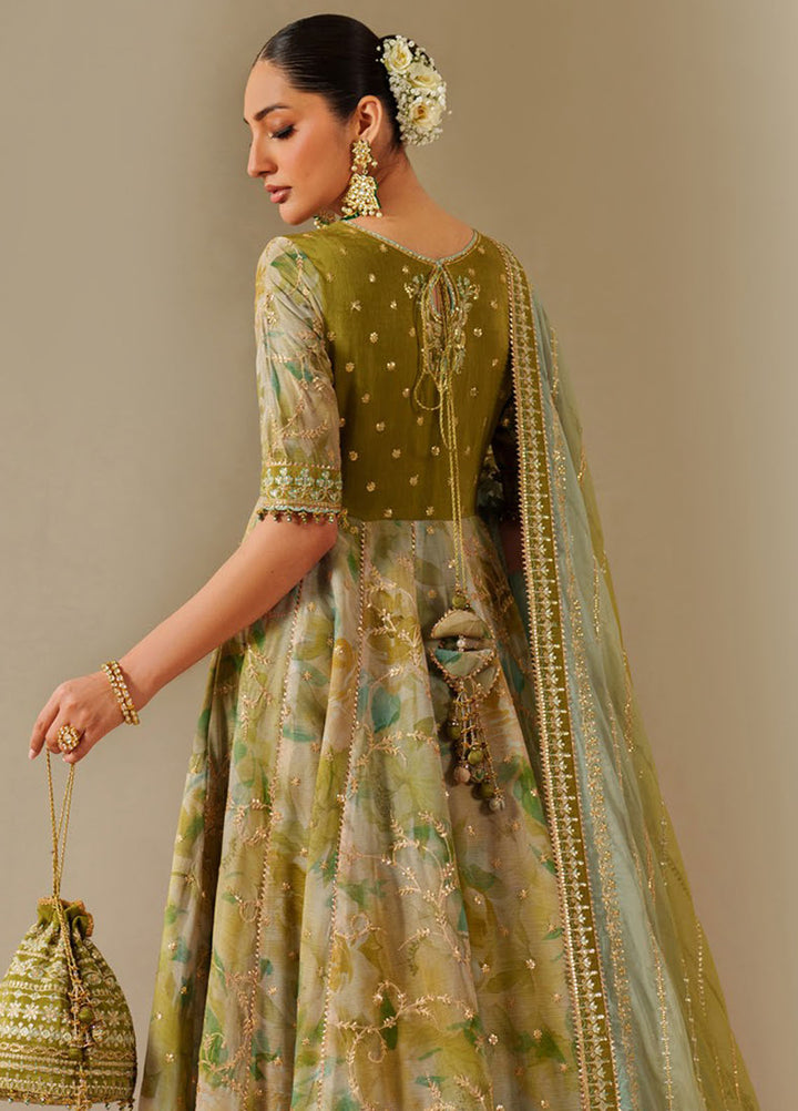 Fleur by Alizeh Fashion Embroidered Chiffon Suits Unstitched 3 Piece AFB25FF CH-2195 Renee - Formals Collection