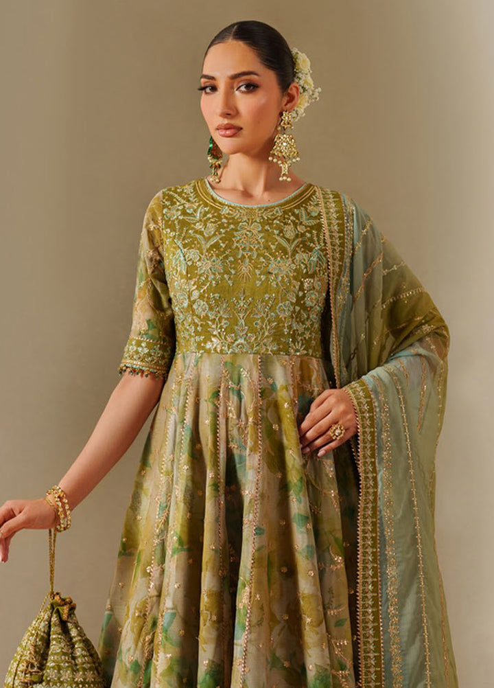 Fleur by Alizeh Fashion Embroidered Chiffon Suits Unstitched 3 Piece AFB25FF CH-2195 Renee - Formals Collection