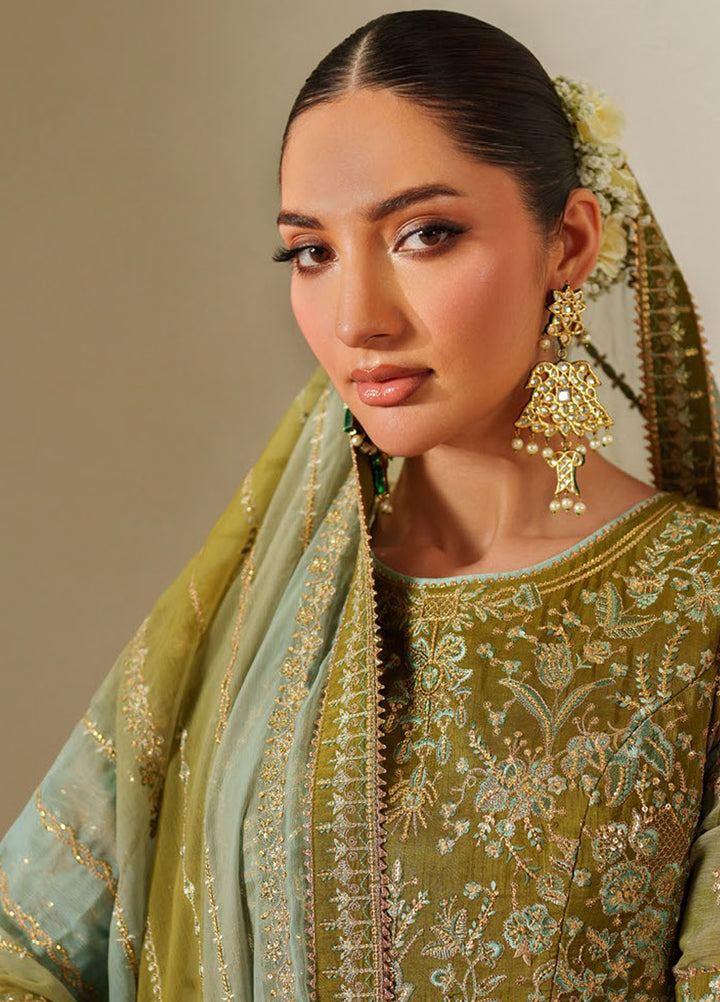 Fleur by Alizeh Fashion Embroidered Chiffon Suits Unstitched 3 Piece AFB25FF CH-2195 Renee - Formals Collection