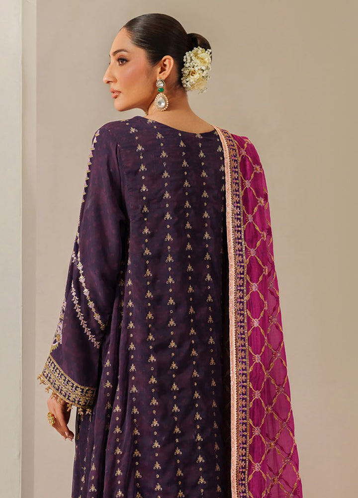 Fleur by Alizeh Fashion Embroidered Chiffon Suits Unstitched 3 Piece AFB25FF CH-2196 Reya - Formals Collection