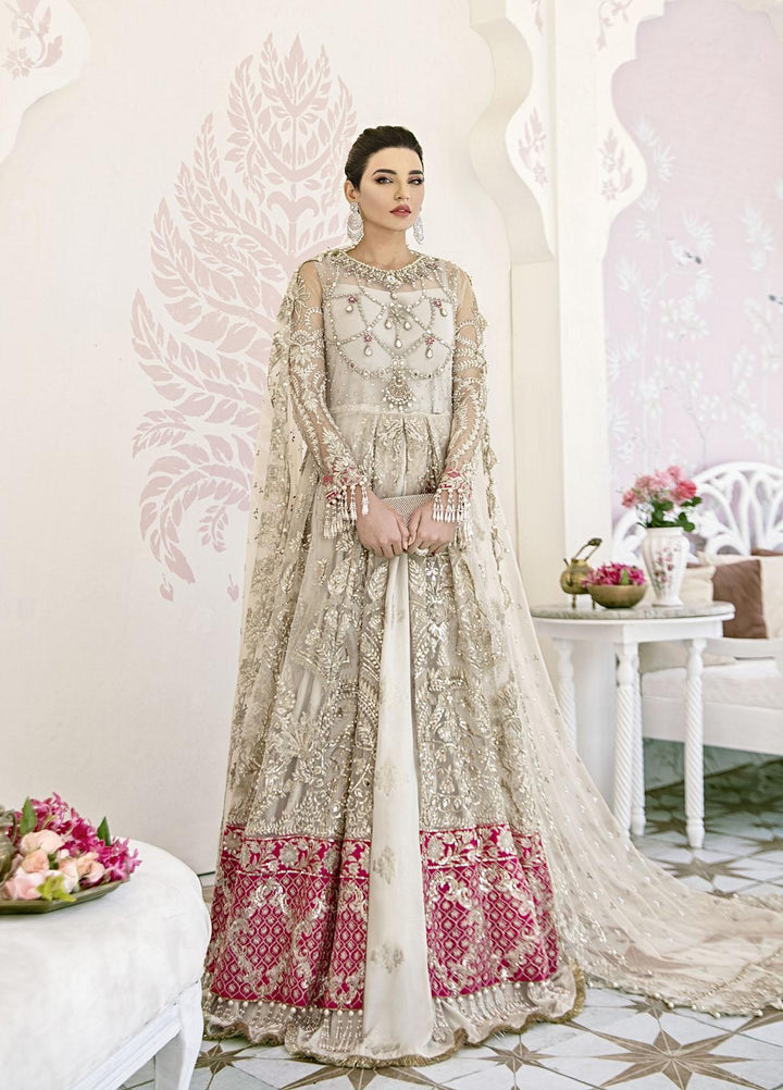 Gulaal Luxury Pret Embroidered Net 3 Piece Dress GL22FDR Jeune