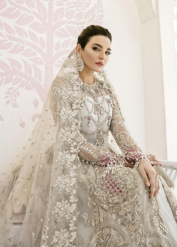 Gulaal Luxury Pret Embroidered Net 3 Piece Dress GL22FDR Jeune