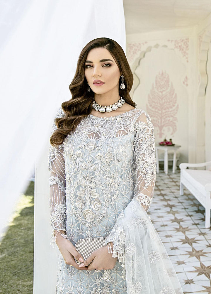 Gulaal Luxury Pret Embroidered Net 3 Piece Dress GL22FDR Avenir