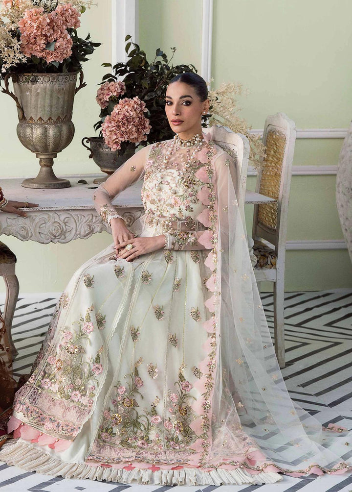 Floraison By Seran Embroidered Net Suits Unstitched 3 Piece SRN23F 04 Valerie - Luxury Festive Collection