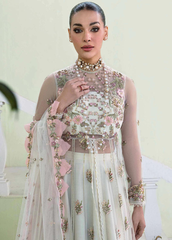 Floraison By Seran Embroidered Net Suits Unstitched 3 Piece SRN23F 04 Valerie - Luxury Festive Collection