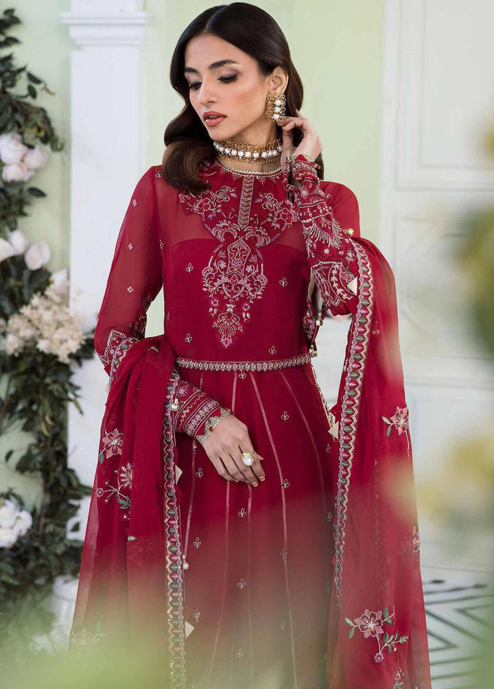 Floraison By Seran Embroidered Chiffon Suits Unstitched 3 Piece SRN23F 07 Celine - Luxury Festive Collection