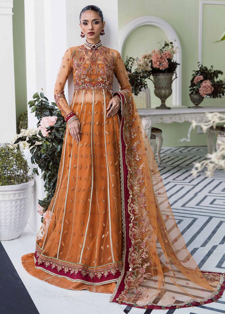 Floraison By Seran Embroidered Net Suits Unstitched 3 Piece SRN23F 08 Adele - Luxury Festive Collection