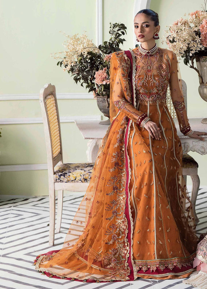 Floraison By Seran Embroidered Net Suits Unstitched 3 Piece SRN23F 08 Adele - Luxury Festive Collection