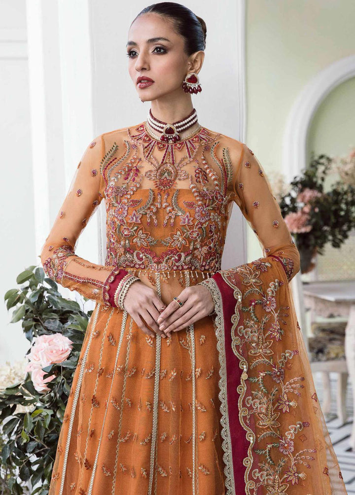 Floraison By Seran Embroidered Net Suits Unstitched 3 Piece SRN23F 08 Adele - Luxury Festive Collection