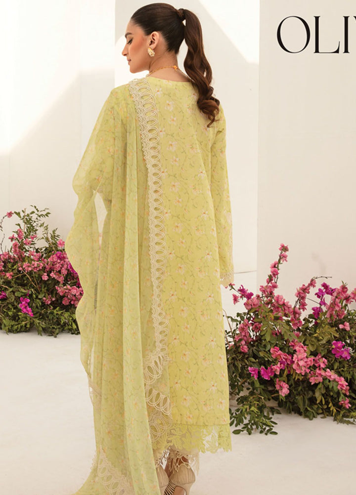 Florance By Rang Rasiya Embroidered Lawn Suits Unstitched 3 Piece RR24F D3 Olivia - Premium Collection