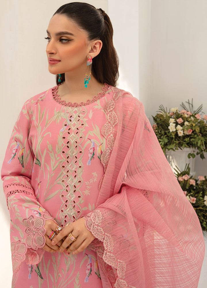 Florance By Rang Rasiya Embroidered Lawn Suits Unstitched 3 Piece RR24F D8 Aria - Premium Collection