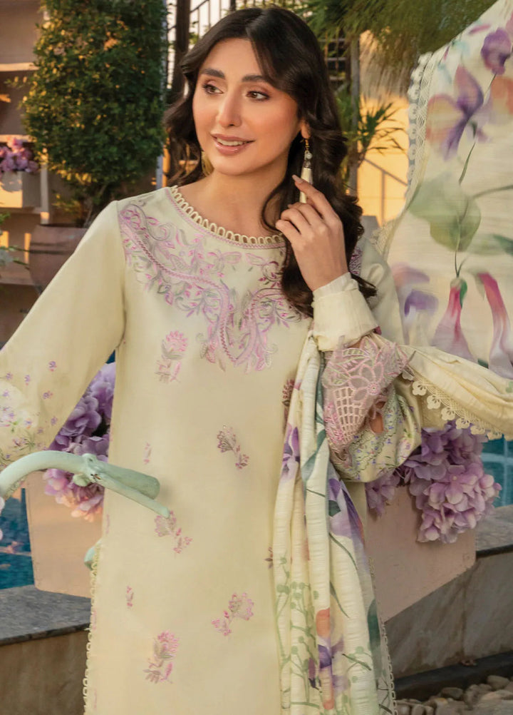 Florence by Rang Rasiya Embroidered Lawn Suit Unstitched 3 Piece RR25F D-09 Manah - Summer Collection