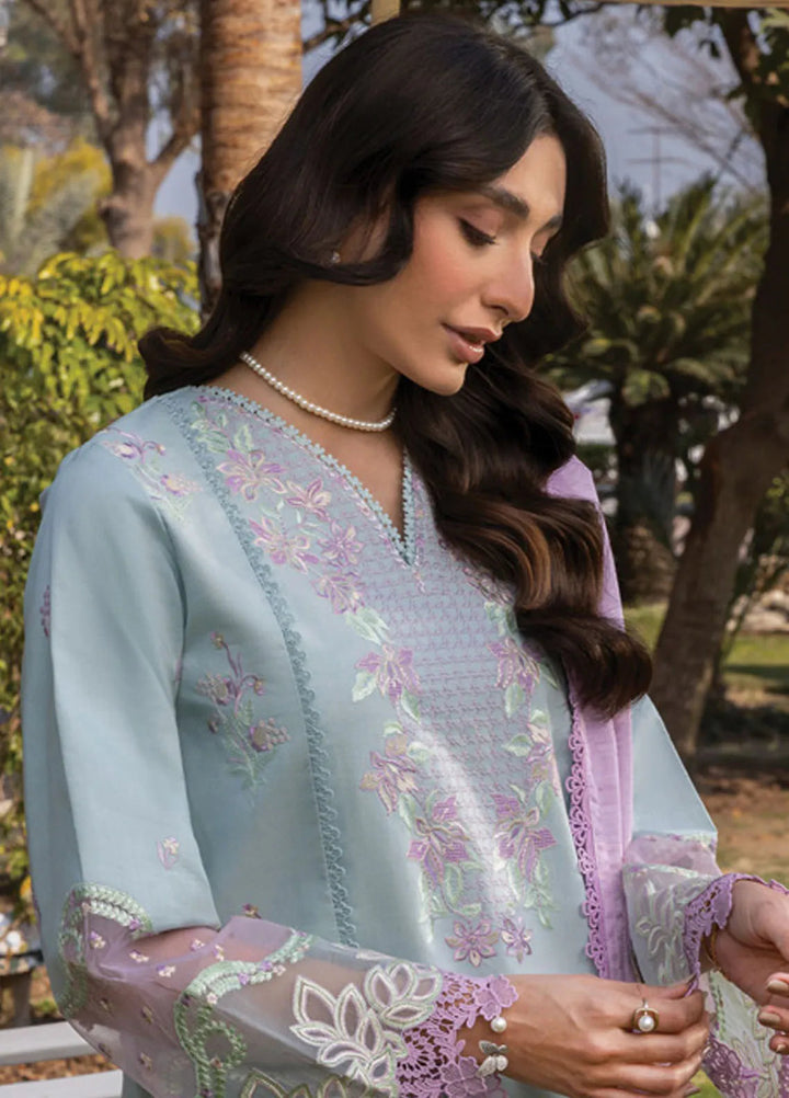 Florence by Rang Rasiya Embroidered Lawn Suit Unstitched 3 Piece RR25F D-13 Alizeh - Summer Collection