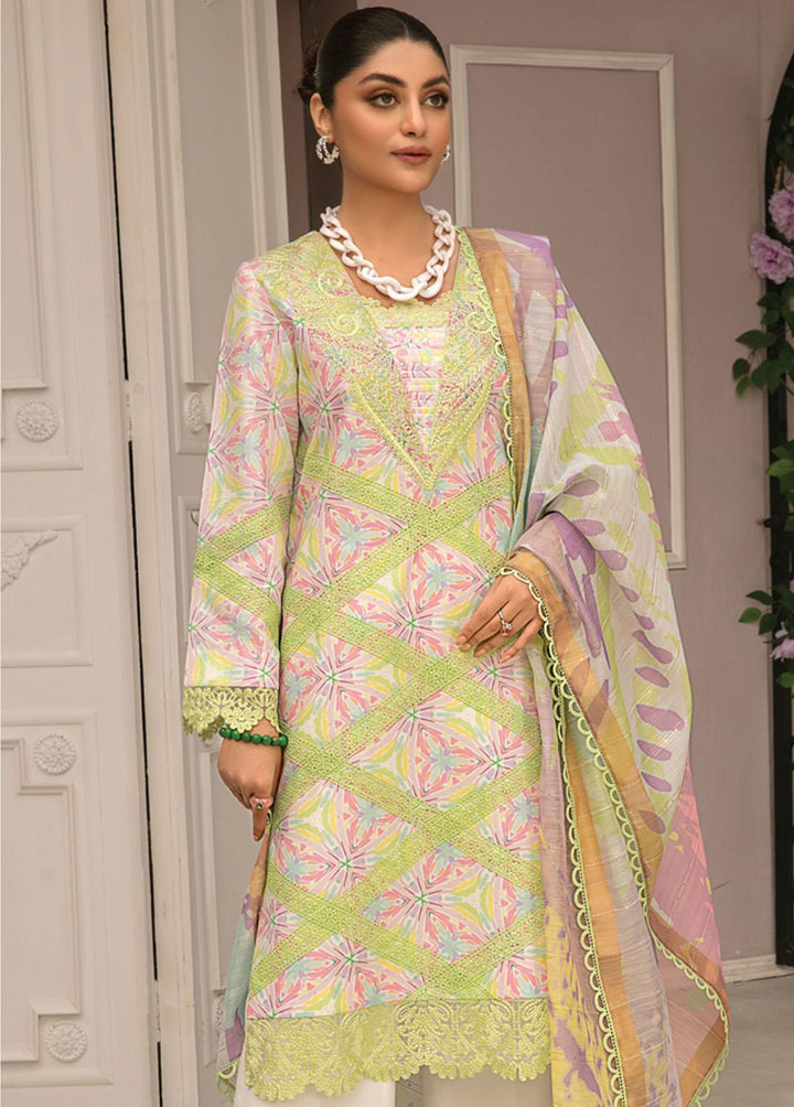 Florence By Rang Rasiya Embroidered Lawn Suits Unstitched 3 Piece RR23FL 02 Lily - Summer Collection