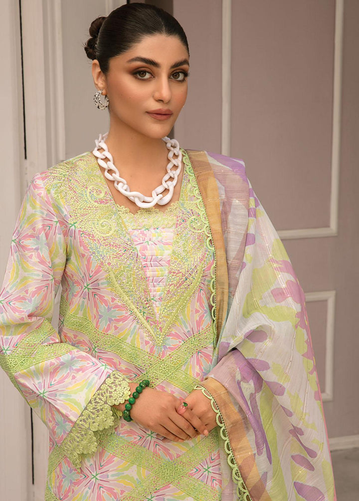 Florence By Rang Rasiya Embroidered Lawn Suits Unstitched 3 Piece RR23FL 02 Lily - Summer Collection