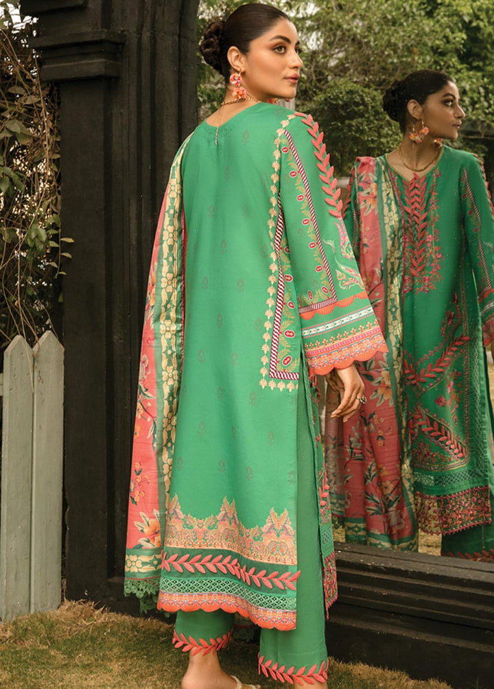 Florence By Rang Rasiya Embroidered Lawn Suits Unstitched 3 Piece RR23FL 05 Jade - Summer Collection