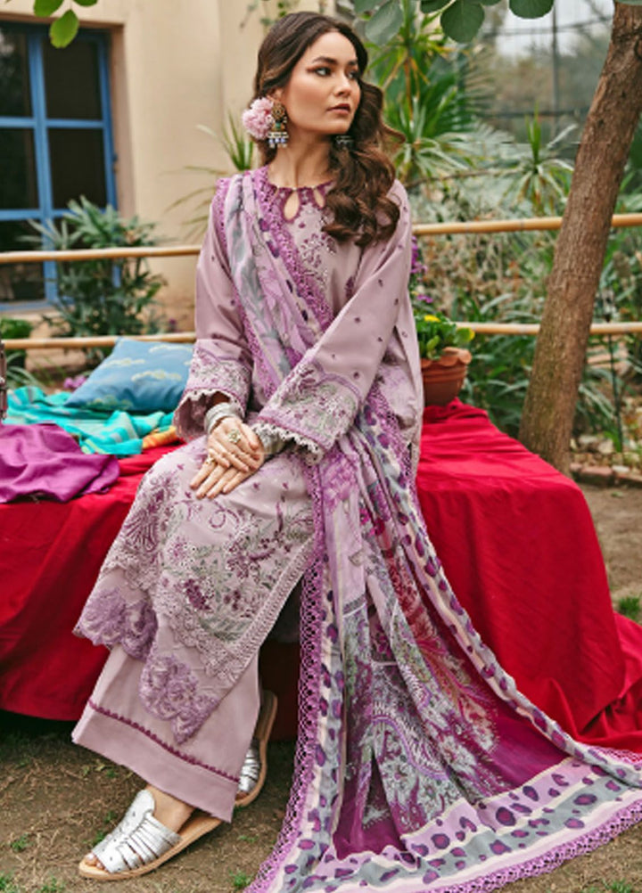 Florent Embroidered Lawn Suit Unstitched 3 Piece FL24LL FL-1A - Luxury Summer Collection