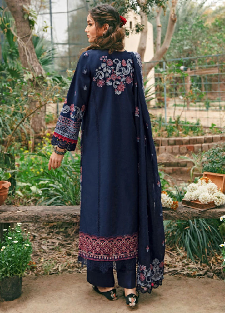 Florent Embroidered Lawn Suit Unstitched 3 Piece FL24LL FL-3A - Luxury Summer Collection