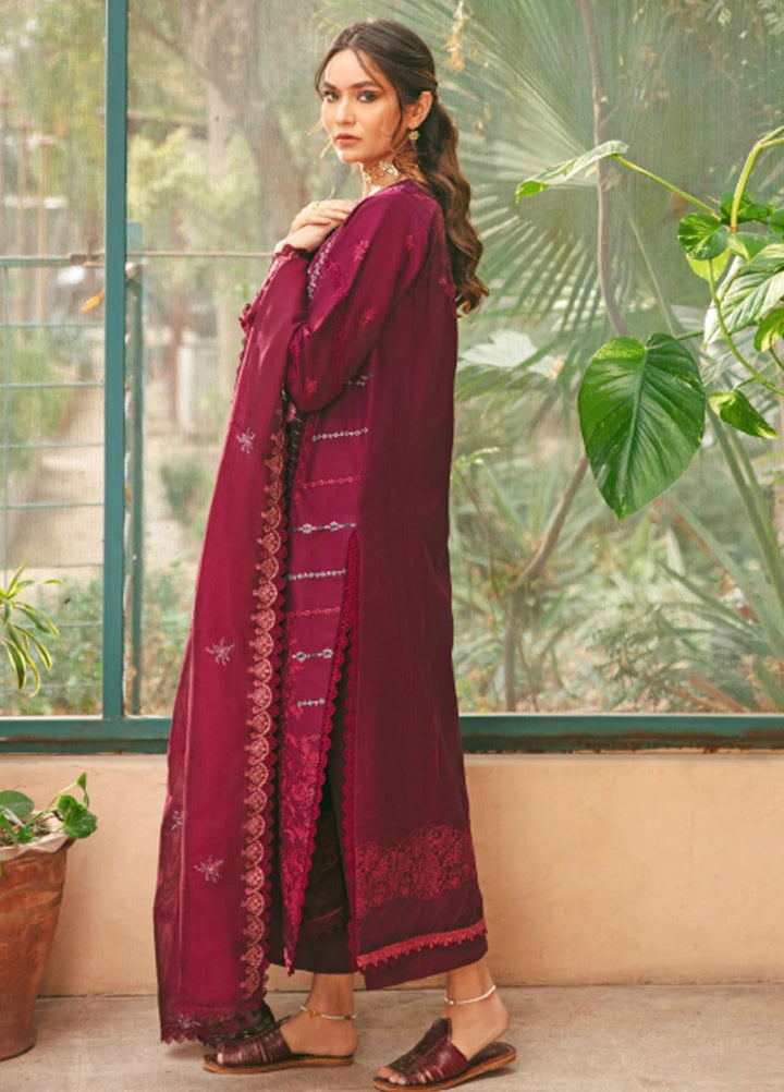 Florent Embroidered Lawn Suit Unstitched 3 Piece FL24LL FL-4B - Luxury Summer Collection