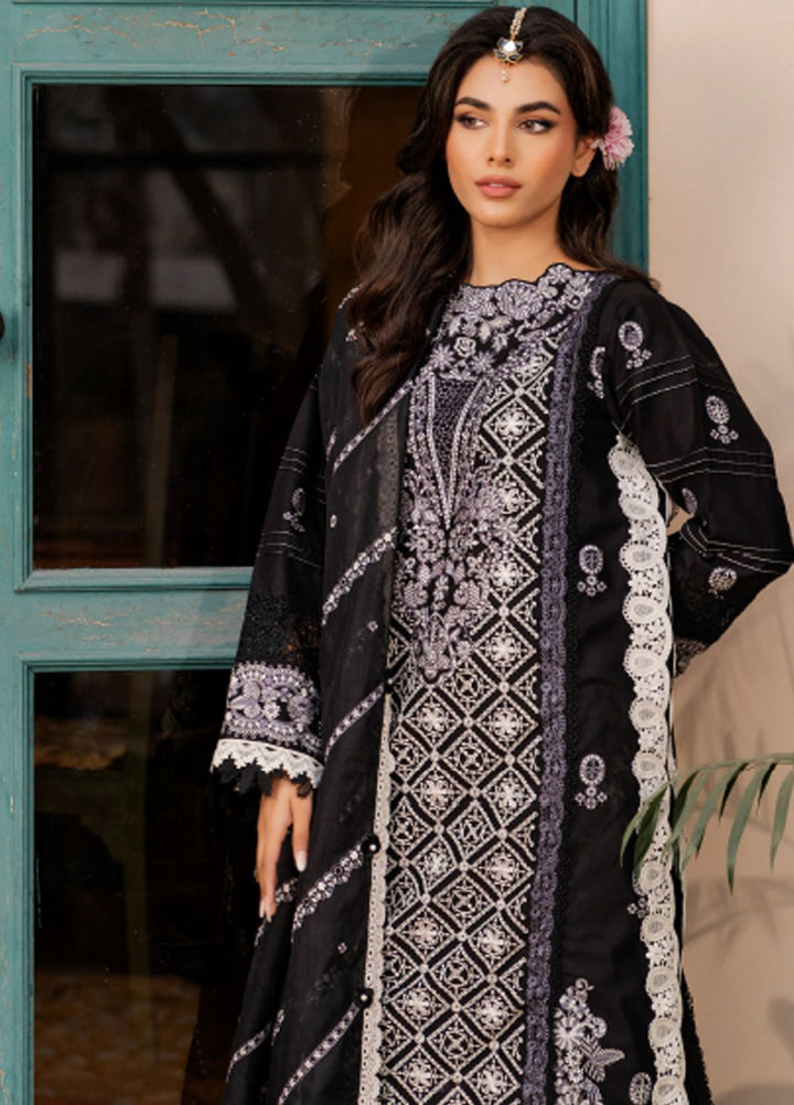Florent Embroidered Lawn Suit Unstitched 3 Piece FL24LL FL-6A - Luxury Summer Collection
