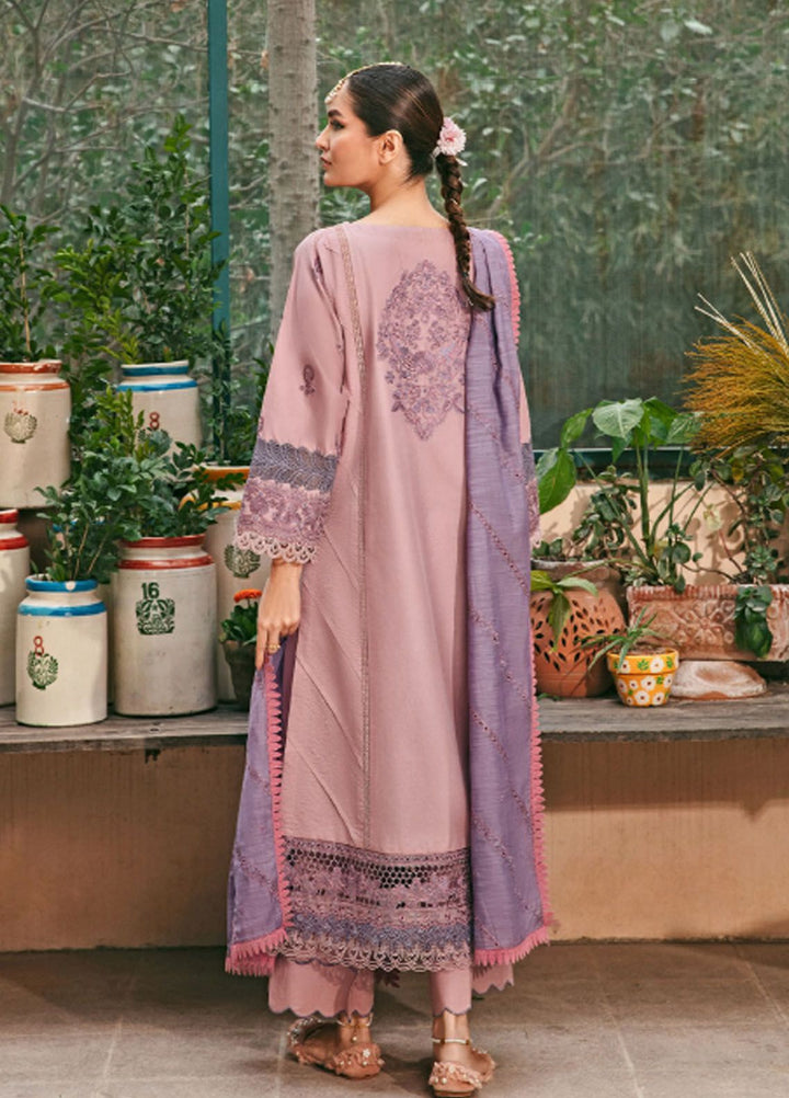 Florent Embroidered Lawn Suit Unstitched 3 Piece FL24LL FL-6B - Luxury Summer Collection