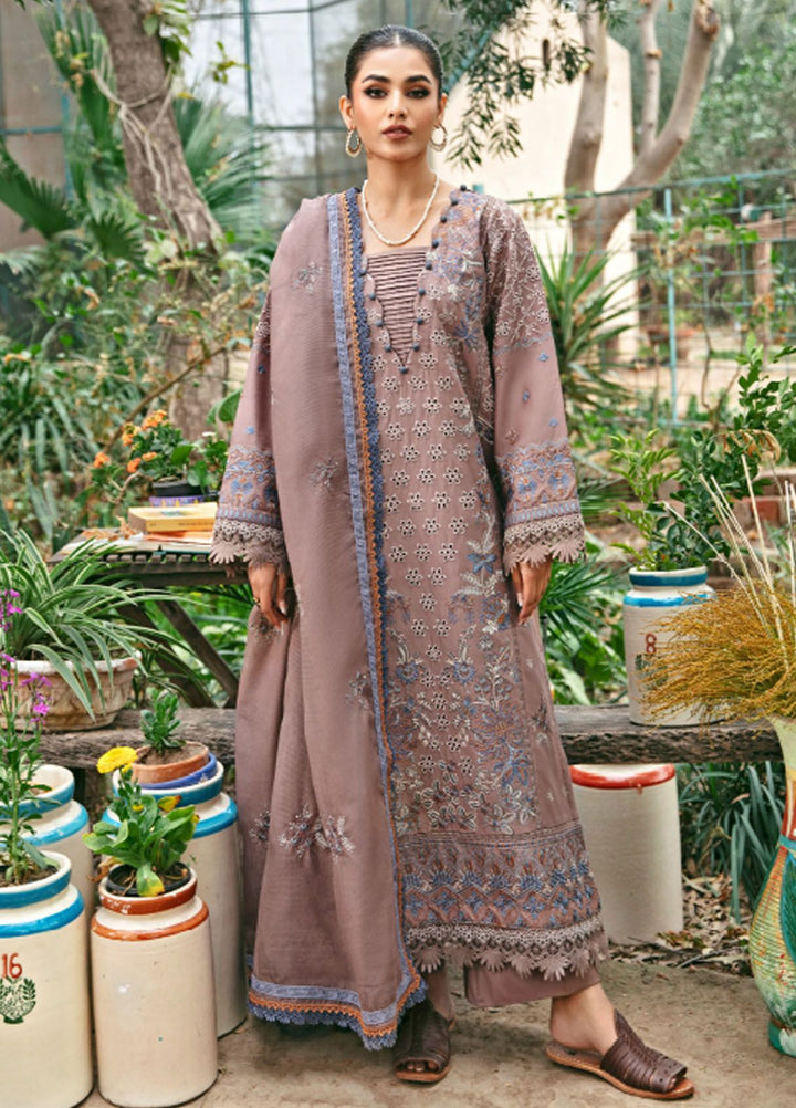 Florent Embroidered Lawn Suit Unstitched 3 Piece FL24LL FL-7B - Luxury Summer Collection