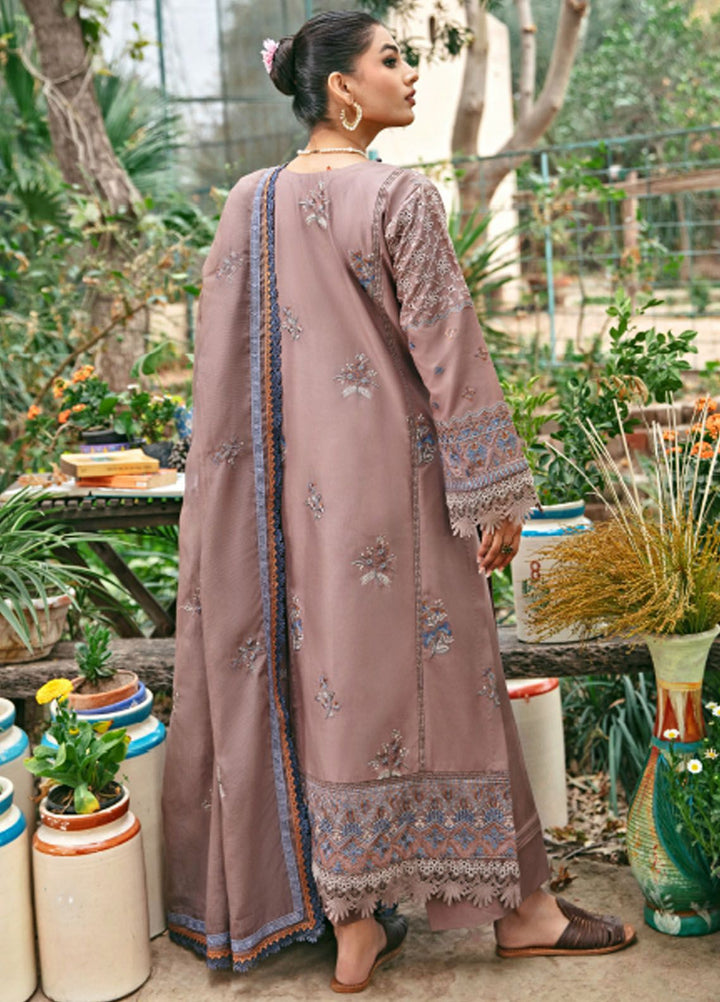 Florent Embroidered Lawn Suit Unstitched 3 Piece FL24LL FL-7B - Luxury Summer Collection