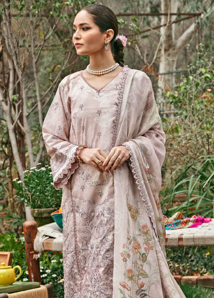 Florent Embroidered Lawn Suit Unstitched 3 Piece FL24LL FL-8A - Luxury Summer Collection