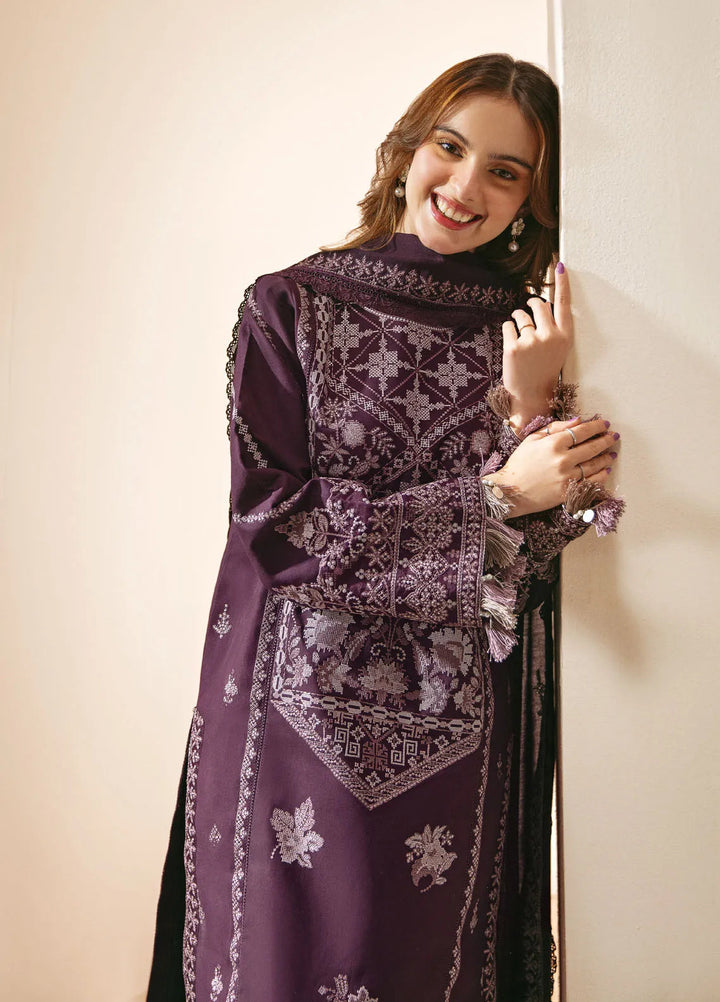 Florent Embroidered Marina Suit Unstitched 3 Piece FL24W FL-2 A - Winter Collection