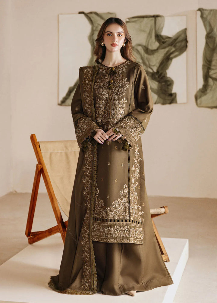 Florent Embroidered Marina Suit Unstitched 3 Piece FL24W FL-5 B - Winter Collection